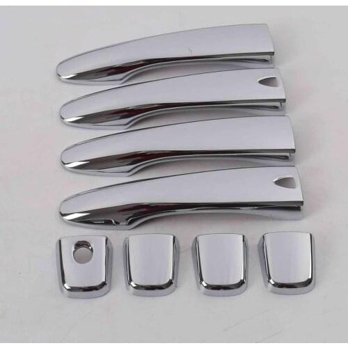 For Nissan Kicks 2017 2018 2019 ABS Chrome Door Handle Cover Door Handle Bowl Trim Car Styling Exterior Accessories