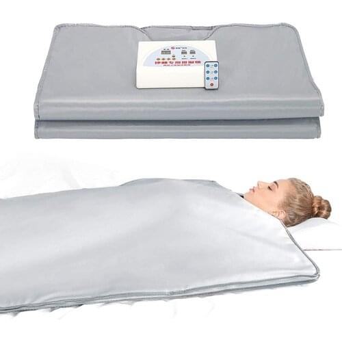 Silver Wearable Sauna Blanket Sliming Electric Blankets For Fat Buring Weight Loss Detox Therapy Detoxifies Beauty Machines