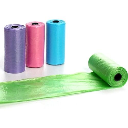 Portable Dog Poop Bags Biodegradable Pet Puppy Waste Poop Bags Pick Up Pet Litter Box Dog Products Random Color