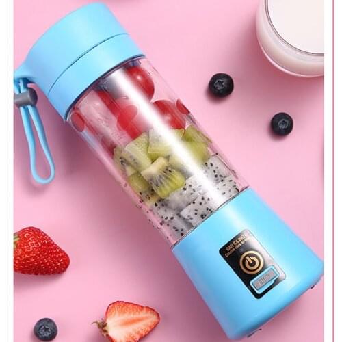 Portable Size USB Electric Fruit Juicer Handheld Smoothie Maker Blender Stirring Rechargeable Mini Portable Juice Cup Water