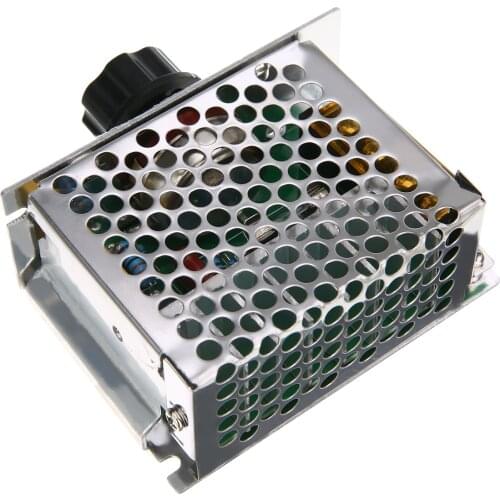 SCR Voltage Regulator 4000W AC Regulator 220V AC SCR Motor Speed Controller Module Voltage Regulator Dimmer