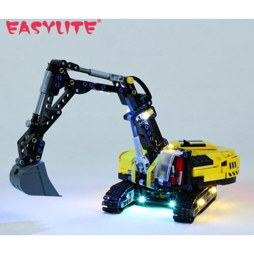 Led Light Set for 42121 Heavy-Duty Mechanical Excavator Series Building Blocks Decoration Bricks Only Lighting Kit No Model