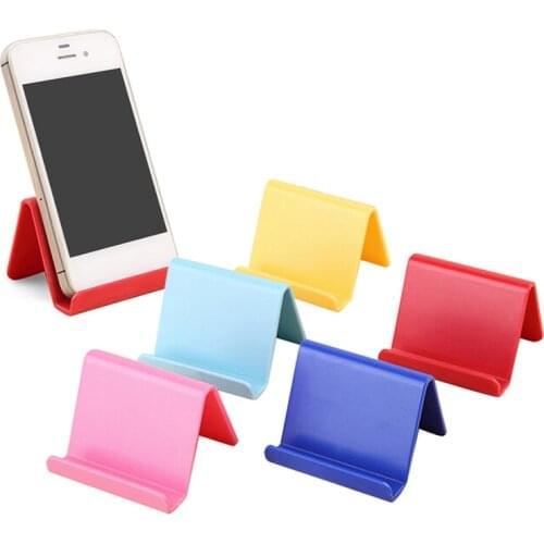 Universal Candy Mobile Phone Accessories Portable Mini Desktop Stand Table Cell Phone Holder For IPhone Samsung Xiaomi Huawei