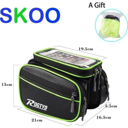Bicycle Bag Bike Bags Waterproof Touch Screen Holder Waterproof Mobile Phone Pouch Shoulder Luggage Beutel Tube Bicycle Bags
