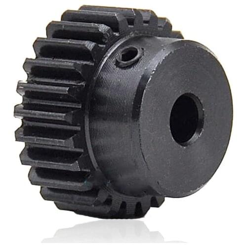 1Pcs 1Modulus 20T 24T 25T Spur Gear Metal Motor Boss/Convex Gear Inner Hole 4-15 Gear Rack Transmission