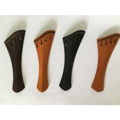 4pcs violin fittings harp style violin tailpieces 4 kinds of material: pernambuco ,rosewood , boxwood and ebony