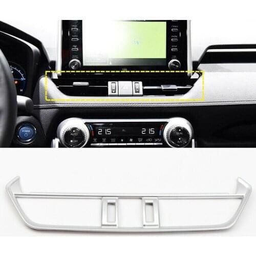 ABS Middle Console Air Vent Outlet Cover Trim For Toyota RAV4 2019 2020