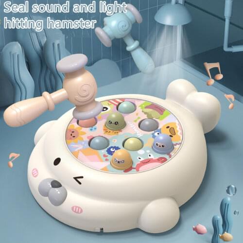 Kids montessori Toys Seal Playing Hamster Game Childrens Puzzle 1-12 Years Old Toy Baby Early Education Beating Toys for Gift
