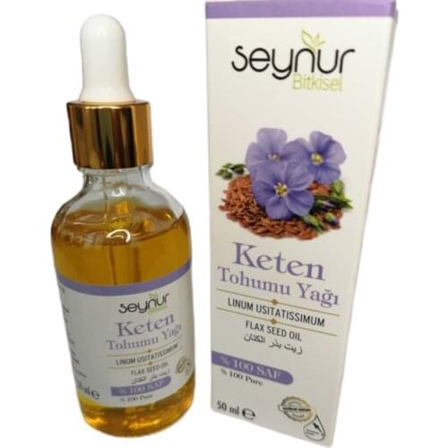 KETEN TOHUMU YAĞI 50 ML LINEN SEED OIL 50 ML زيت بذر الكتان 50 مل