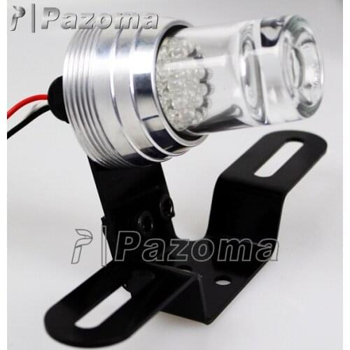 Motorcycle Red LED Tail Brake Light License Plate for Harley Custom Chopper Bobber