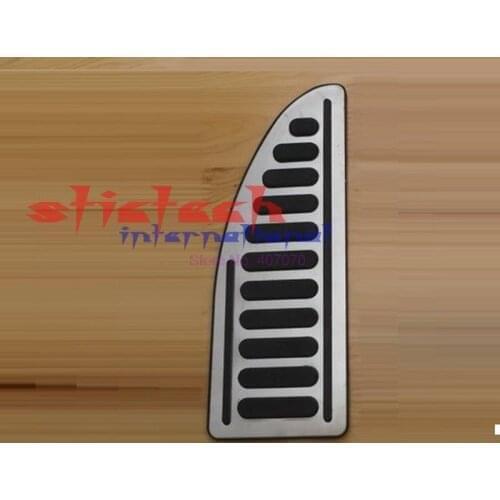 By DHL or Fedex 50 pcs Car Footrest Pedal cover Fit For Focus Fiesta Mondeo Kuga Footplate Footboard Pedals