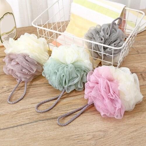 Fashion Bath Ball Bathsite Bath Tubs Cool Ball Bath Towel Scrubber Body Cleaning Mesh Shower Wash Sponge Product