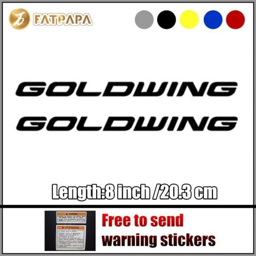 Motorcycle bike Fuel tank Wheels Fairing notebook Luggage helmet MOTO Sticker decals For Honda Goldwing GL1800 GL1500 1500 1800