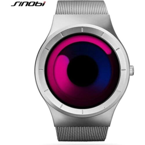 SINOBI Watch Men Top Brand Luxury Creative Men Watch Fashion Aurora Mens Watch Clock reloj hombre relogio erkek kol saati