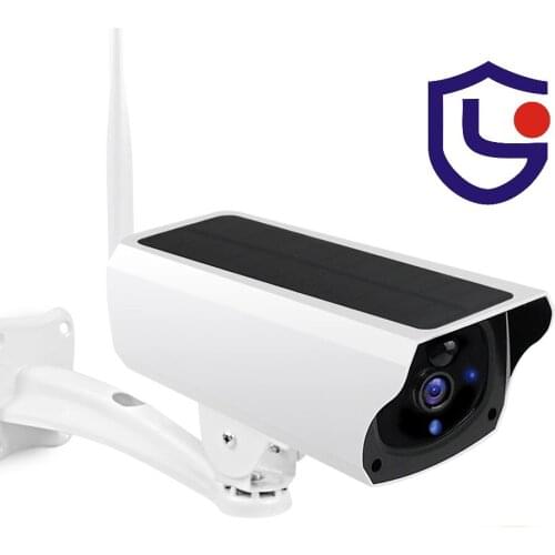 Outdoor Solar Panel Security Camera WiFi Battery Surveillance Wireless Solar Video Camera 1080P 2-Way Audio PIR Motion Alarm P2P