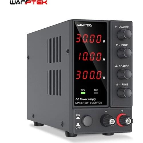 Wanptek Adjustable DC Laboratory 30V 10A Lab Power Supply Adjustable 60V 5A Voltage Regulator Stabilizer Switching Power Supply