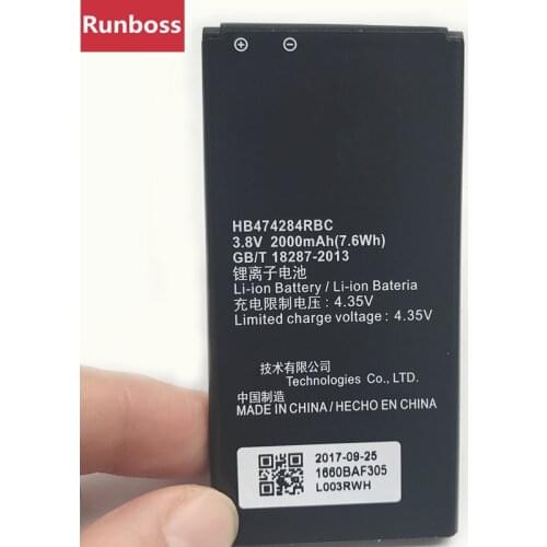 Original New 2000mAh HB474284RBC For huawei Honor Holly 3G For Huawei Honor 3C Play Hol-U19 Hol-T00 HOL-U10 Battery