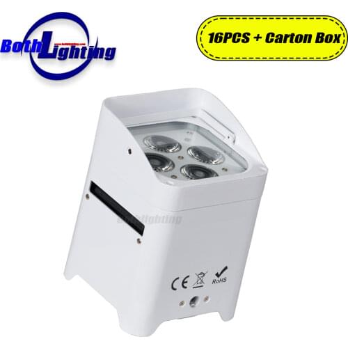 DMX Wireless Battery Powered LED Par Light RGBWA UV 6in1 Color Led Wash Light DJ Lights Uplights