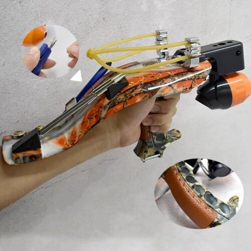 Fishing Slingshots Fish Wheel Infrared Laser Aiming Professional Outdoor Sling Shot High Precision Shooting Fish Slingshot Toy