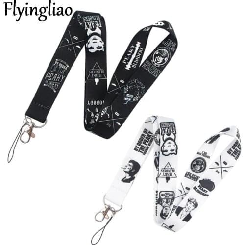 Peaky Blinders Keychain Lanyards Id Badge Holder ID Card Pass Gym Mobile Phone Badge Holder Key Strap webbings ribbons