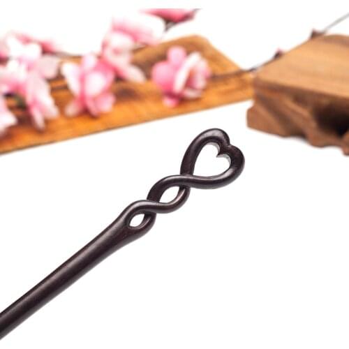 Vintage Hair accessories Premium sandalwood hairpin Fashion long Hair stick wedding jewelry gifts for women head jewellery new