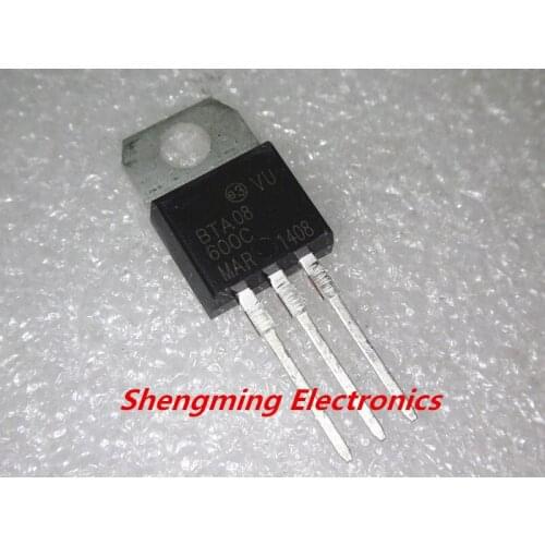 10pcs BTA08-600C BTA08 TO-220 transistor