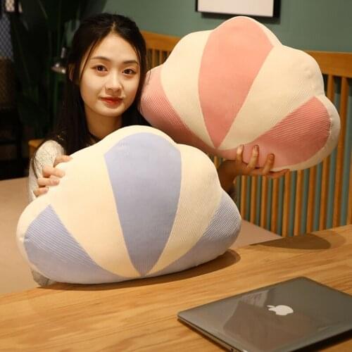 30CM Creative Cute Shell Plush Pillow Kawaii Plush Toy Sofa Cushion Trend Bed Pillow Decoration Girl Birthday Gift