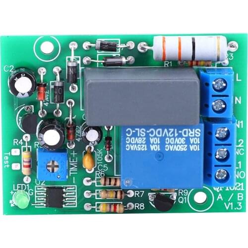 AC 220V Delay Power On Module Timer Relay Switch For E Suitable For Delay Modif Home Appliances And Lighting
