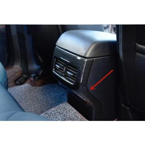 For Mazda CX-5 2017-2020 High-quality ABS Chrome Rear air conditioner air outlet decoration anti kick plate car accessories