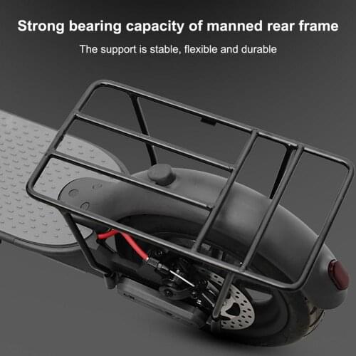 For Xiaomi M365/Pro Scooter Cargo Rear Rack Storage Shelf Universal Luggage Carrier Rack Saddle Bags Holder Stand Support