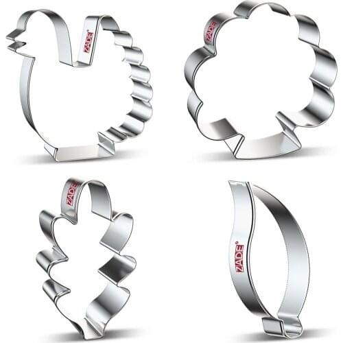 ZADE Easter Chick Cookie Cutter for Biscuit Baking Cross Shape Chick Cookie Cutter - Stainless Steel