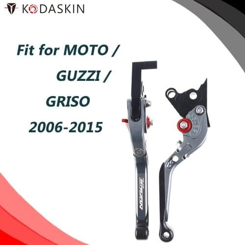 KODASKIN CNC Adjustable for MOTO GUZZI GRISO 2006-2015 Folding Extendable Brake Clutch Levers