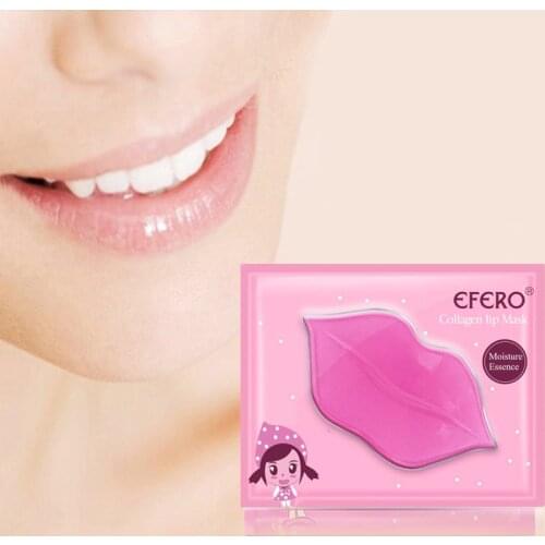 9Pcs Lip Plumper Crystal Collagen Lip Mask Pads Moisture Essence Anti Wrinkle Pad Exfoliating Lip Membrane Skin Care