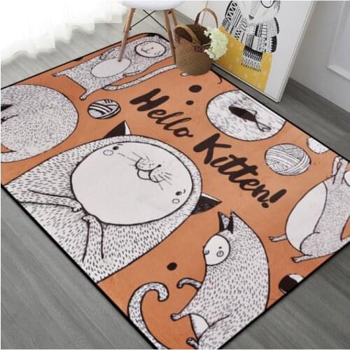 Cartoon Modem Printe Carpets For living room Kids play Game Rug Baby bedroom Crawl Luxury Mat Child Bath Anti-skid Tapete Carpet