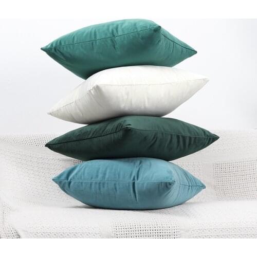 Soft Velvet Cushion Cover Home Decor Pillow Covers Living Room Bedroom Sofa Decorative Pillowcase Shaggy Throw Pillows Cover