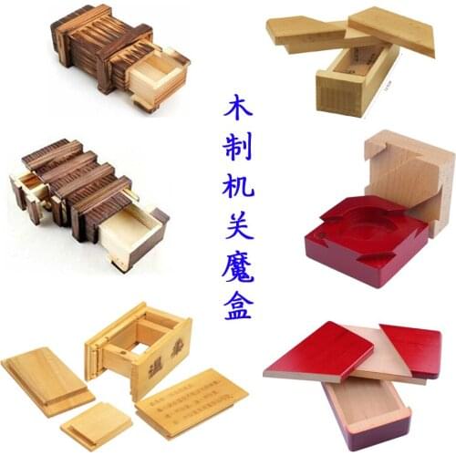 Organ Box Which Can't Open The Organ Box Mysterious Treasure Box Three Open Box Luban Lock Hidden Mystery Box