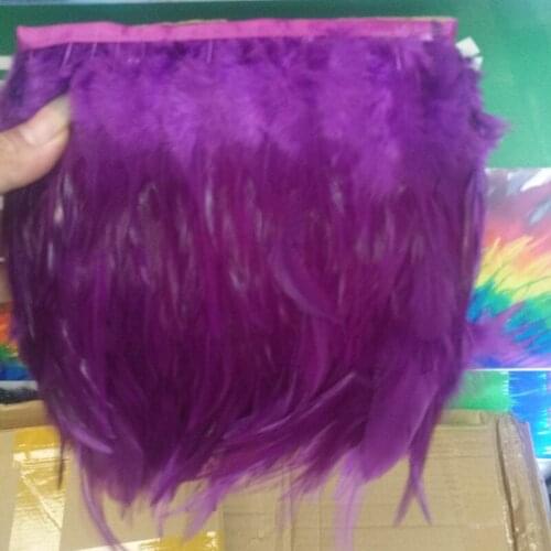 Rose chicken feather cloth ribbon 10 meters cock feather ribbon suitable for wedding party dress decoration accessorie