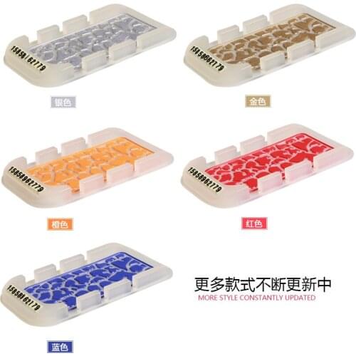 Rundong three card slot with luminous for car use temporary parking perfume goods anti skid pad r-1029k