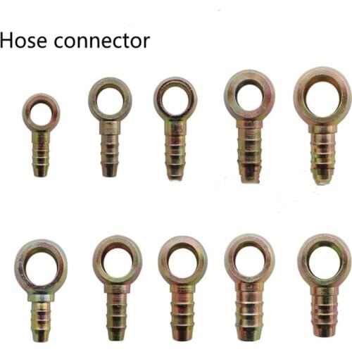 10pcs Oil pipe joint oil transfer ball head oil joint diesel pipe joint motorcycle locomotive modified oil pipe joint