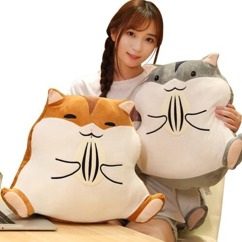 Cute Hamster Dude cushion, pillow, quilt, air conditioning blanket plush toy