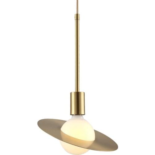 Modern Brass Universe Star Chandelier Northern Europe Gold Chandelier Restaurant Bar Aisle Clothing Store Bedroom Bedside Light