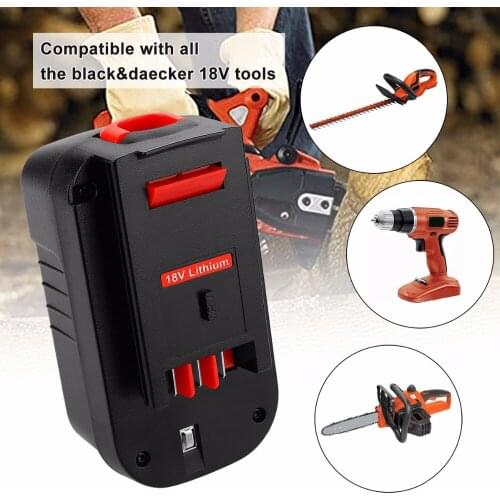 LED 18V 4500mah Li-ion Power Tool Battery For 18V black&decker