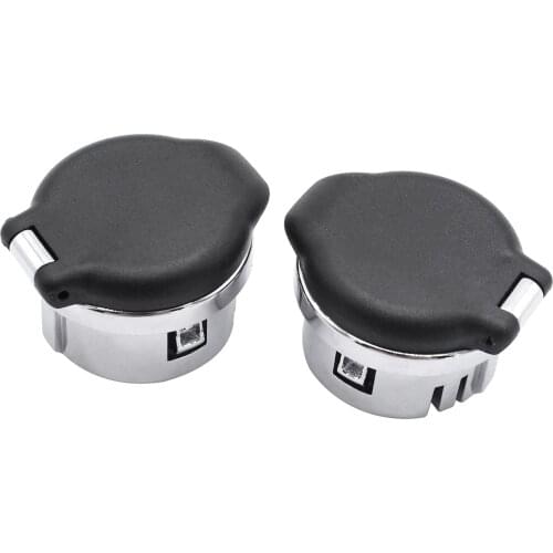 Dash Power Outlet Cover Set Cigarette Lighter Plug Cover Cap Replacement for Silverado Sierra Tahoe 2007-2013 20983936