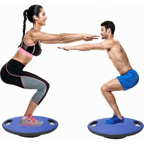 Non Slip Balance Board ABS Yoga Wobble Bear Stability Disc Waist Wriggling Round Plate Sports Waist Twisting Exerciser XA289Y