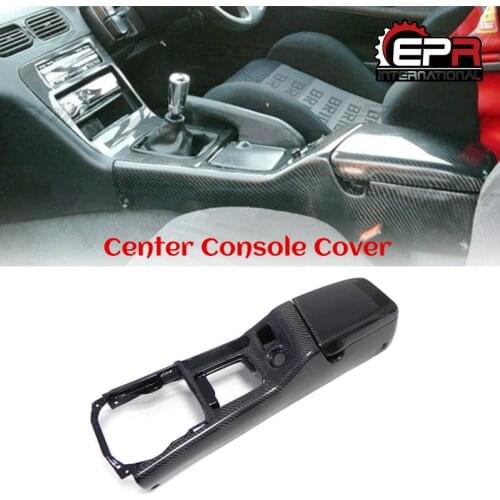 For Nissan Silvia 180SX/S13 RHD Right hand drive Real Carbon Fiber Inner Center Console Interior Accessories