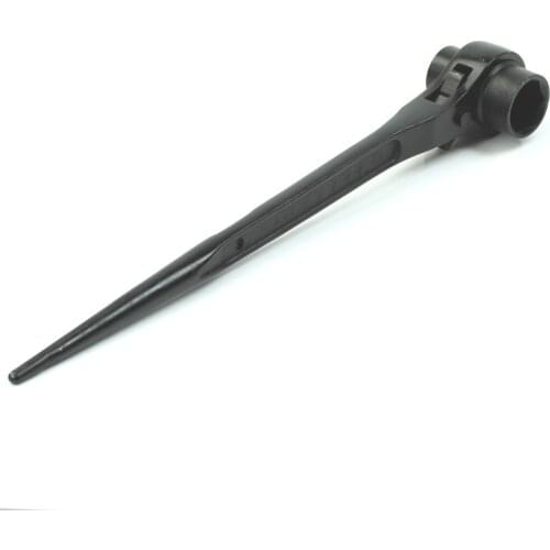 19mm/22mm Stainless Steel Scaffolding Podger Ratchet Spanner Site Ratcheting Socket Wrench Tool