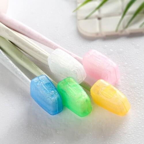 5Pcs Portable Toothbrush Head Cover Case for Travel Hiking Camping Toothbrush Box Brush Case