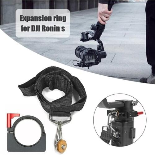 ALLOET Aluminum Alloy Expansion Ring Shoulder Strap Belt Kit For DJI Ronin S Handheld Gimbal With 7x 1/4" 2x 3/8" Screw Thread