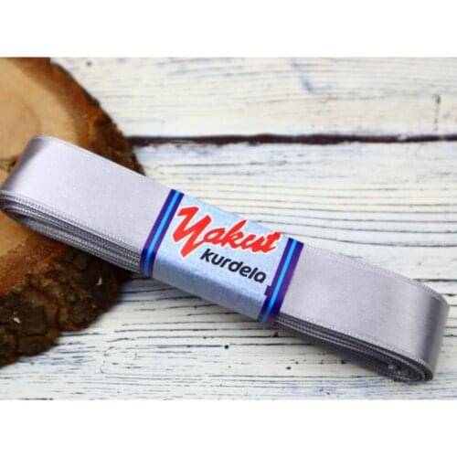 Satin Ribbon 3 Cm Silver Gray