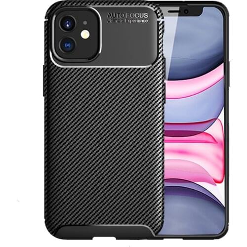 For Cover iPhone 12 Mini Case For iPhone 12 Capas Carbon Fiber TPU Case For iPhone 6 7 8 Plus 11 SE 2020 12 Pro Max Mini Fundas